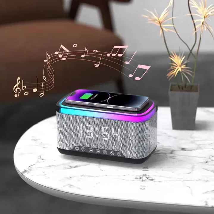 جديد لاسلكي سريع الشحن مع سماعات بلوتوث . New Wireless Fast Charging with Bluetooth Earphones
