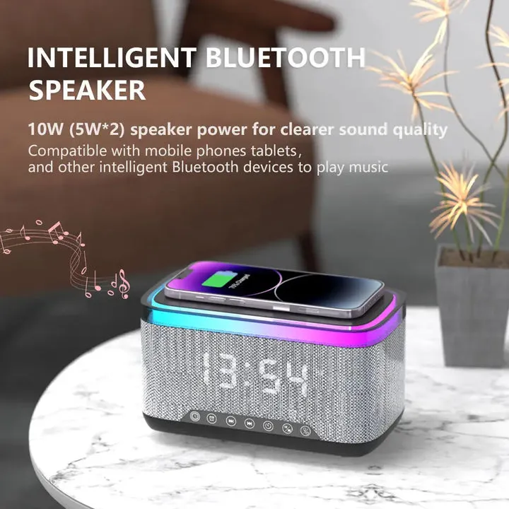 جديد لاسلكي سريع الشحن مع سماعات بلوتوث . New Wireless Fast Charging with Bluetooth Earphones
