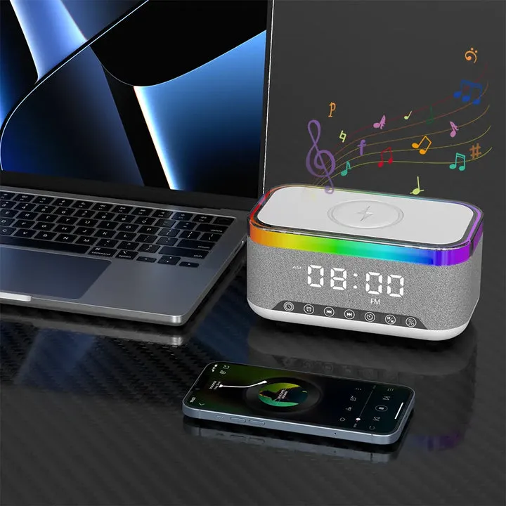 جديد لاسلكي سريع الشحن مع سماعات بلوتوث . New Wireless Fast Charging with Bluetooth Earphones