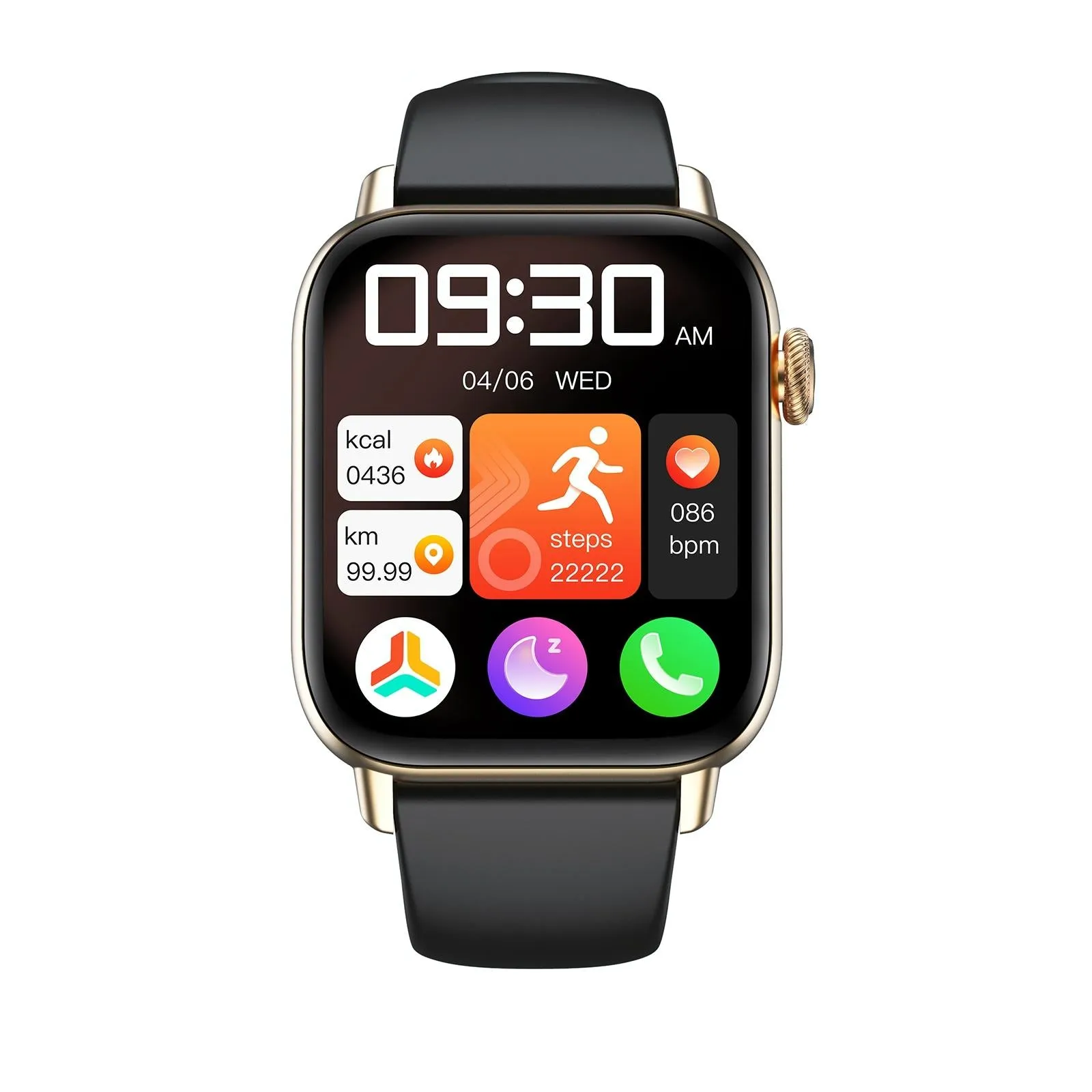1.83 Inch Bt5.2 Smart Sport Watch Support Sleep / Heart Rate / Blood Oxygen / Temperature / Blood Pressure Health Monitor