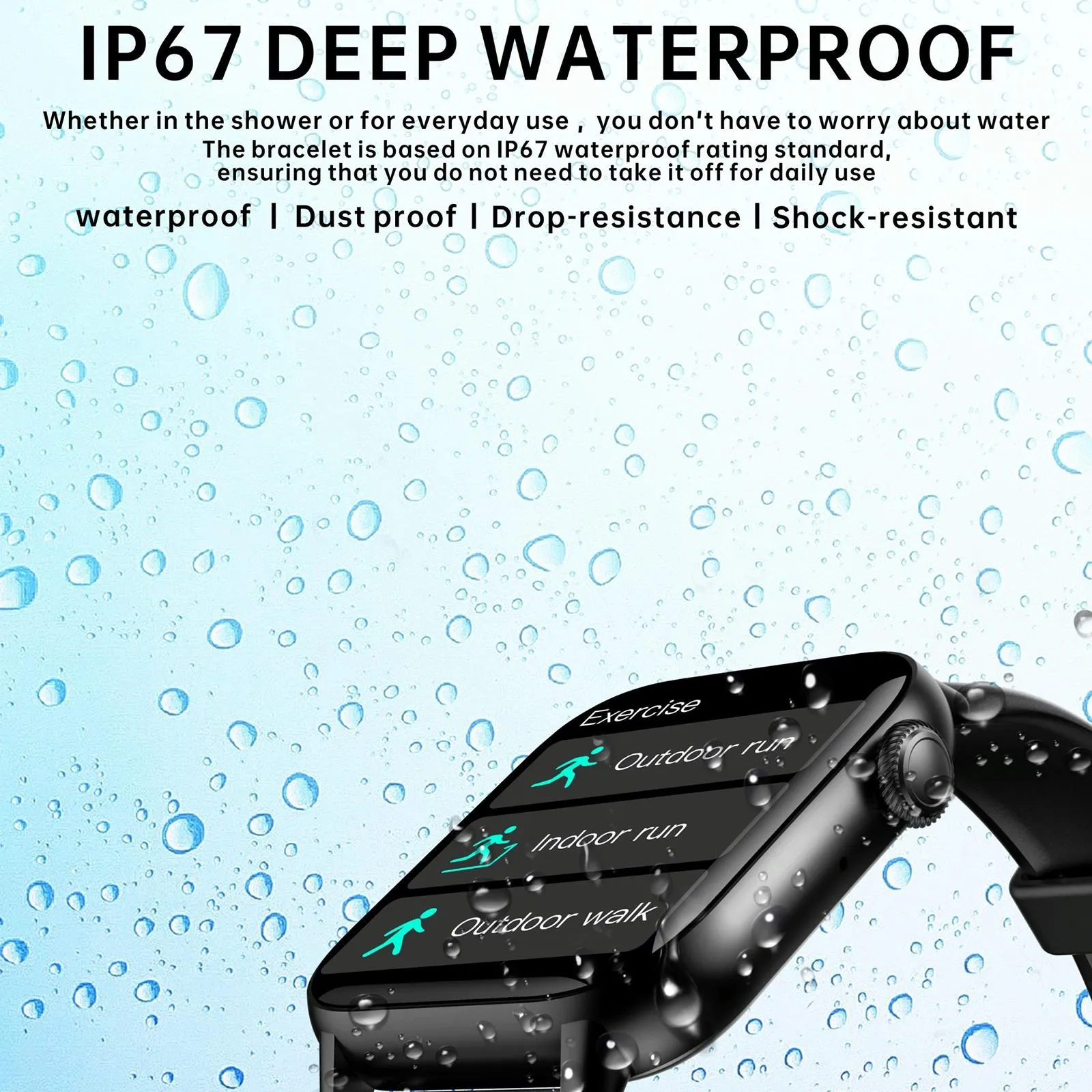 1.83 Inch Bt5.2 Smart Sport Watch Support Sleep / Heart Rate / Blood Oxygen / Temperature / Blood Pressure Health Monitor