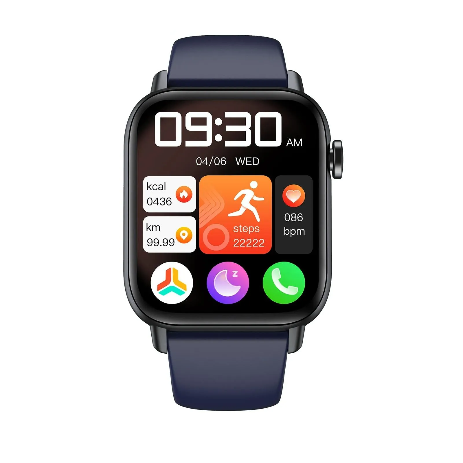 1.83 Inch Bt5.2 Smart Sport Watch Support Sleep / Heart Rate / Blood Oxygen / Temperature / Blood Pressure Health Monitor
