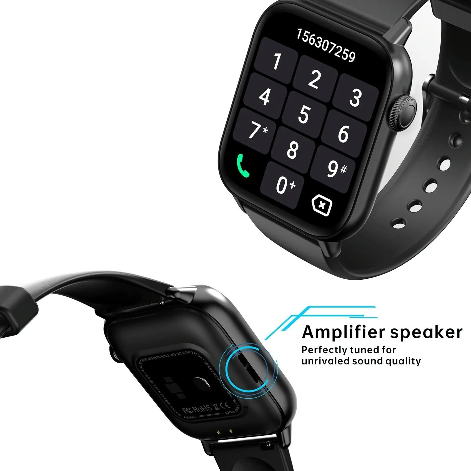 1.83 Inch Bt5.2 Smart Sport Watch Support Sleep / Heart Rate / Blood Oxygen / Temperature / Blood Pressure Health Monitor