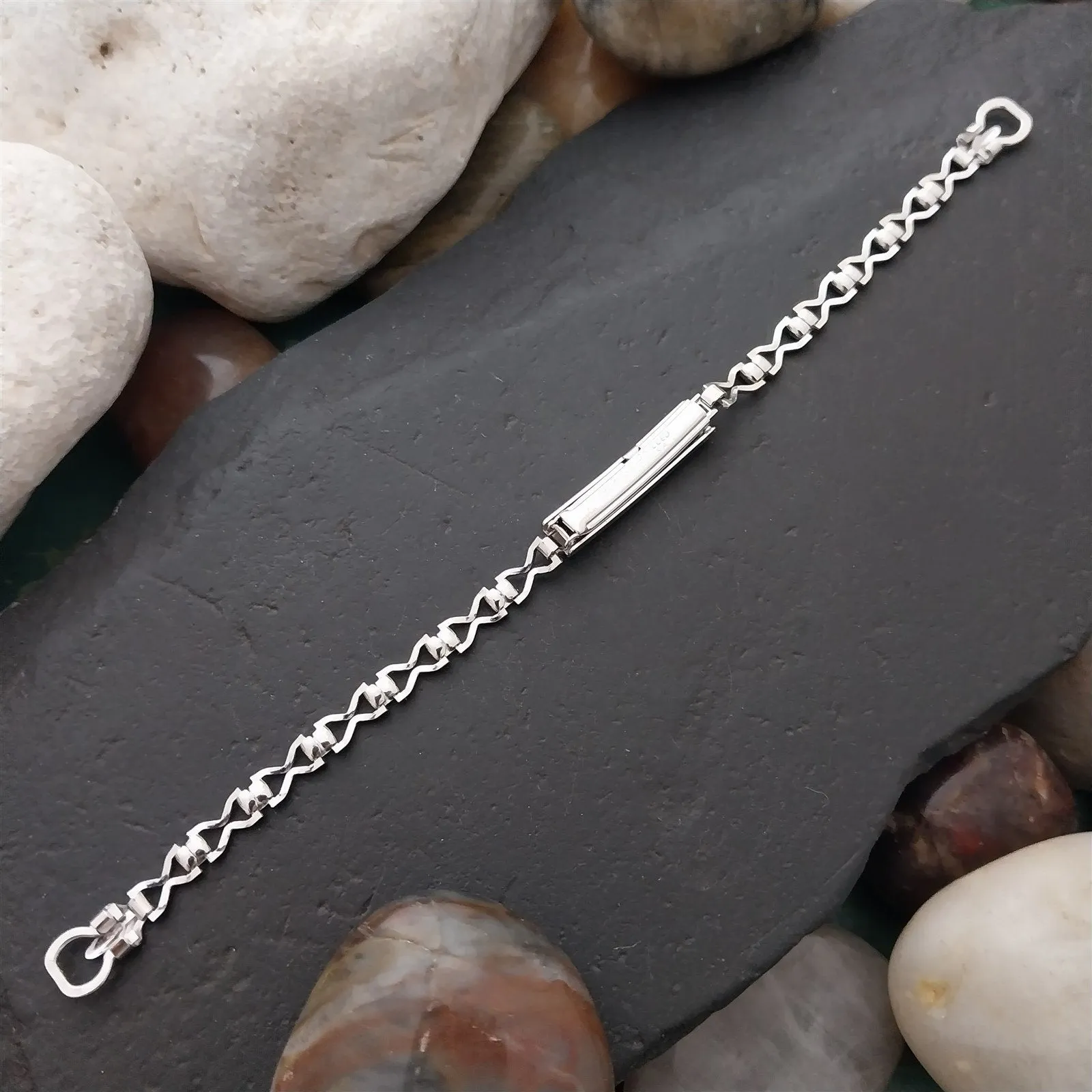 1940s Ladies White Gold-Filled Ladies JB Champion Unused Vintage Watch Band