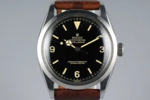 1960 Rolex Explorer 1 1016 Gilt Chapter Ring Dial with Box and Papers