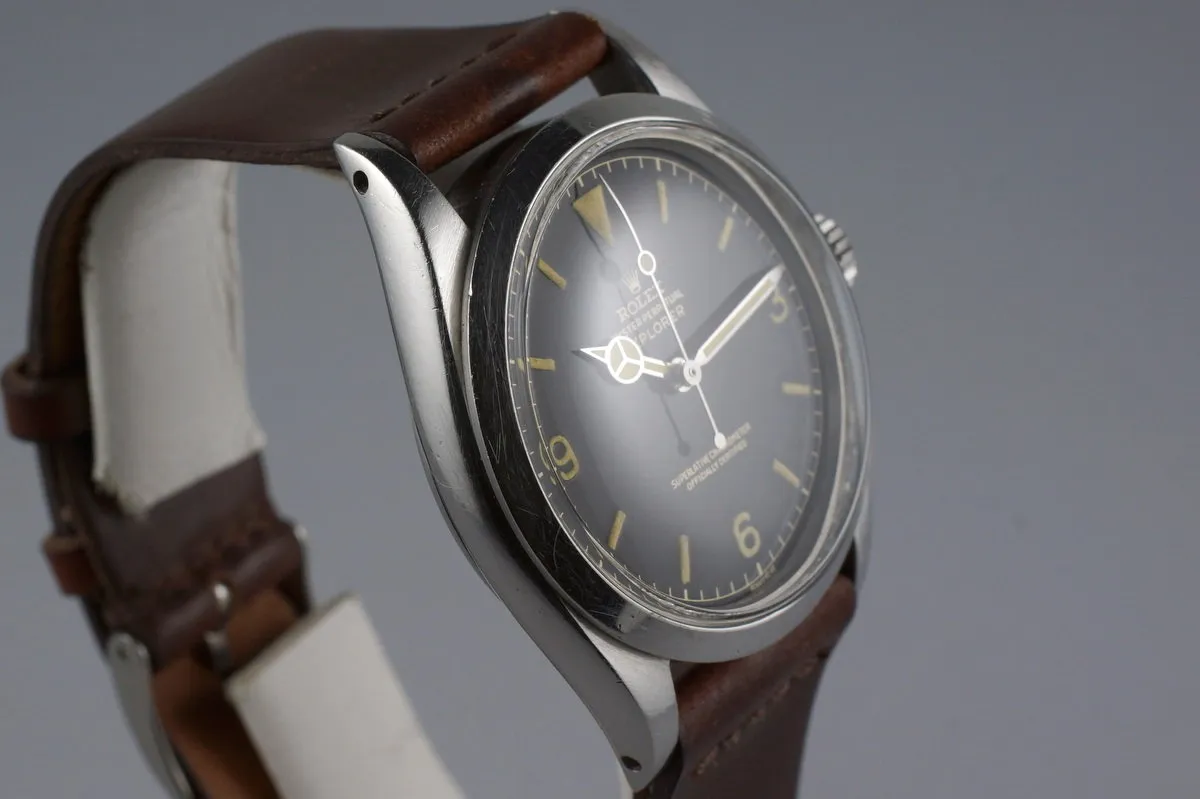 1960 Rolex Explorer 1 1016 Gilt Chapter Ring Dial with Box and Papers