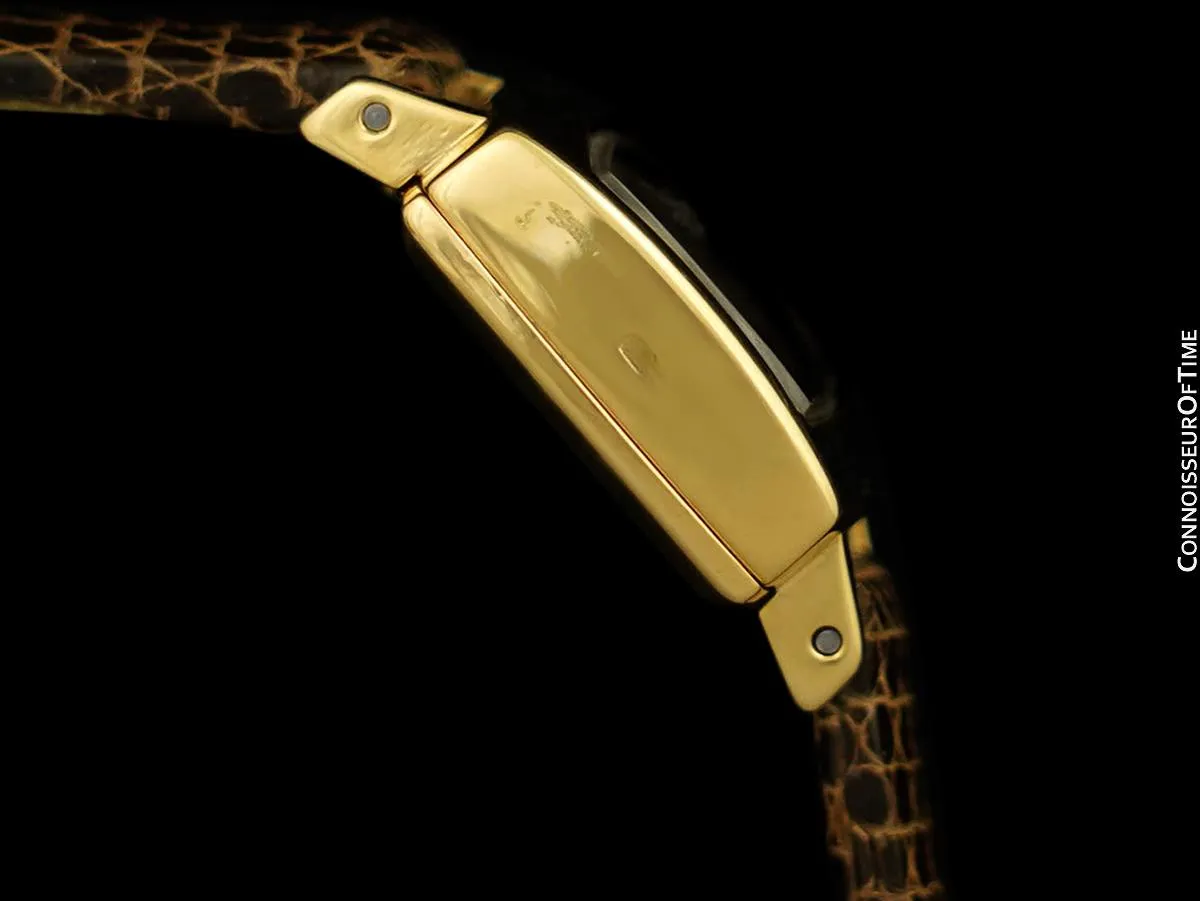 1966 Rolex Precision Pre-Cellini Vintage Ladies "TV" Shaped Watch, Ref. 2629 - 18K Gold