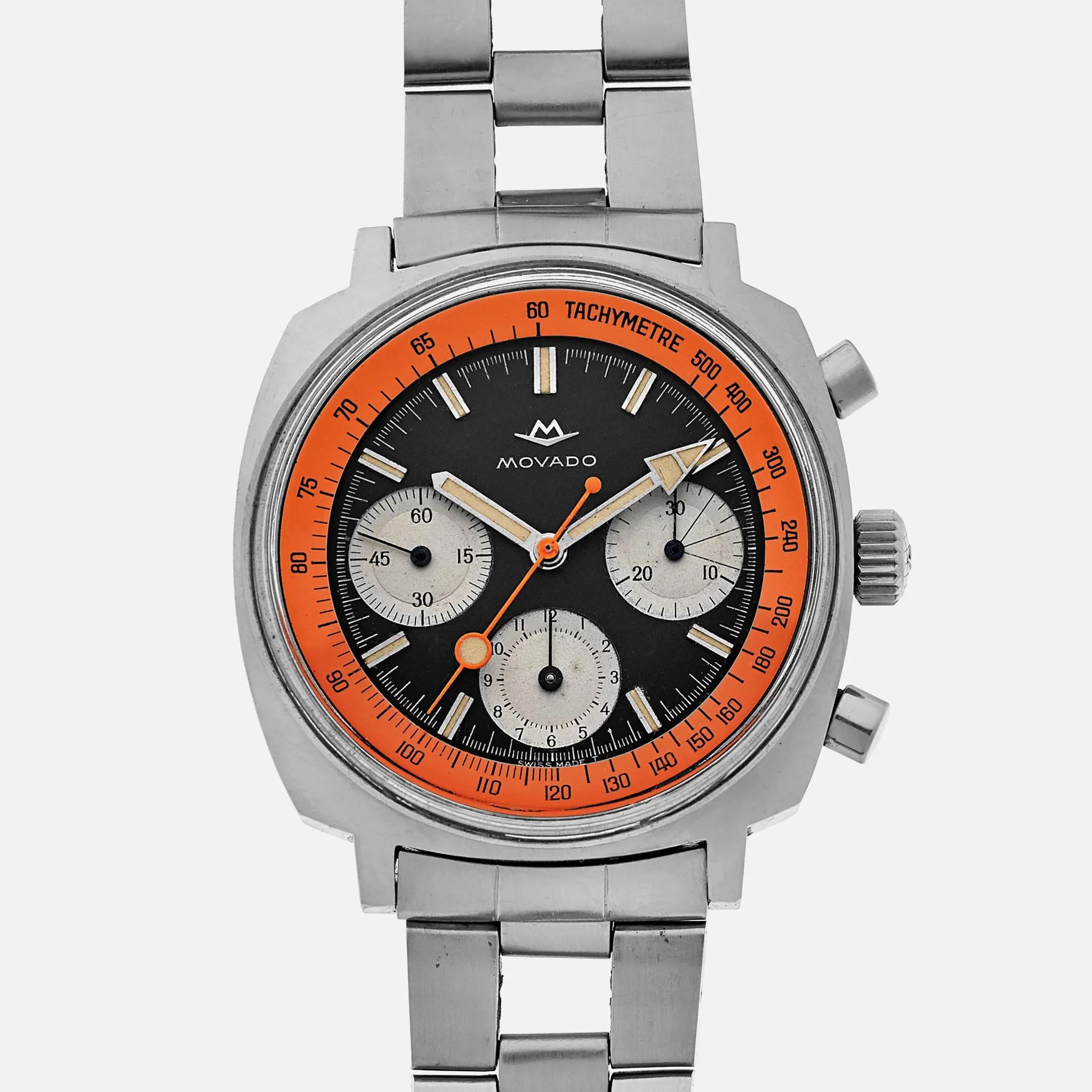 1969 Movado Super Sub Sea Ref. 206-705-502 On Gay Frères Bracelet