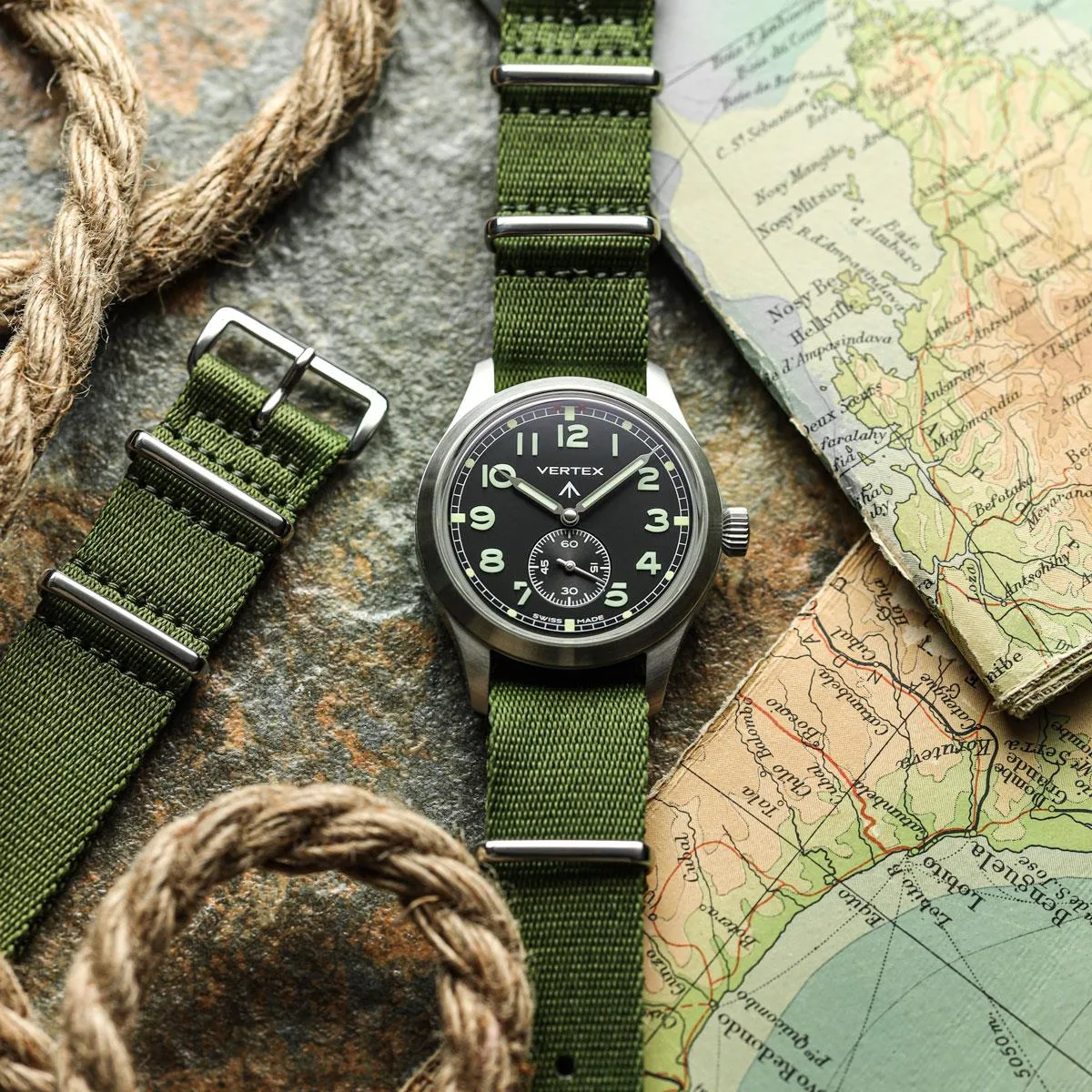 1973 British Military Watch Strap: APEX - Desert Sand