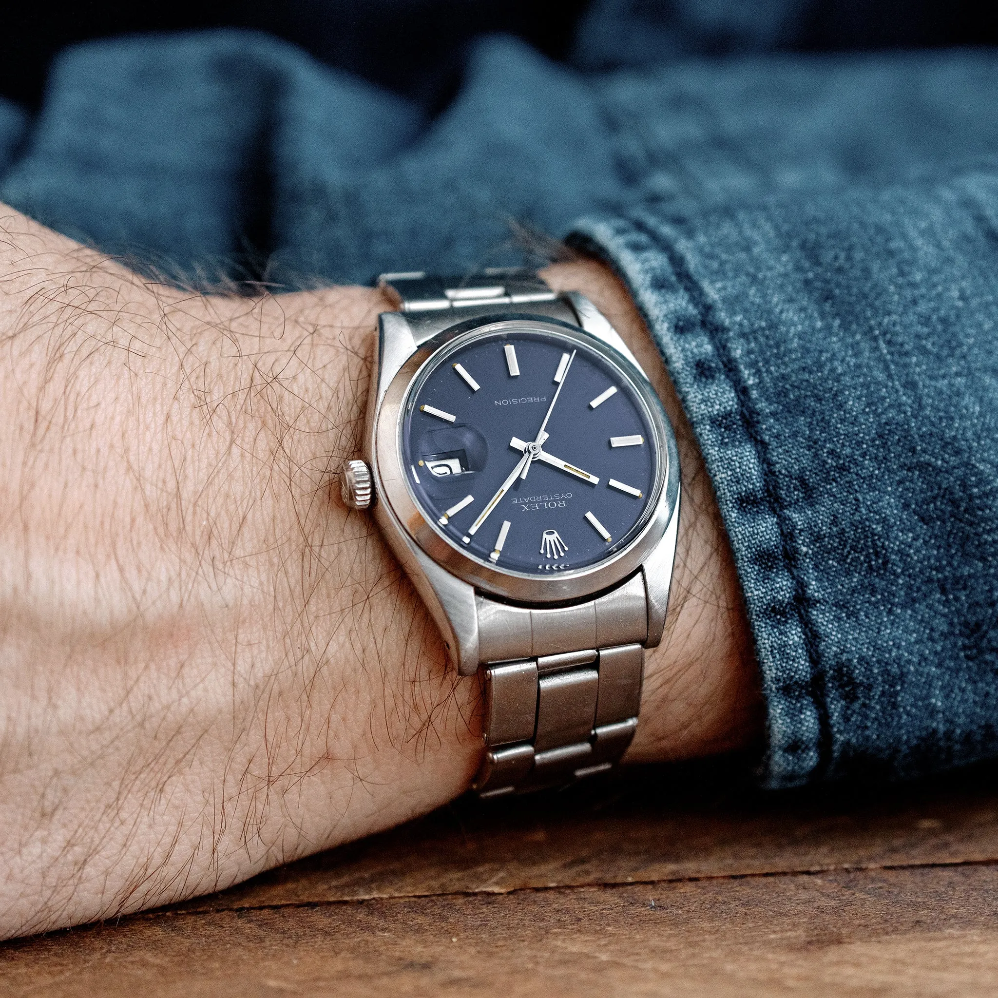 1978 Rolex Oysterdate Precision Ref. 6694 With Blue Dial
