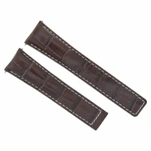 19MM LEATHER STRAP BAND FOR TAG HEUER CARRERA WV2116 WATCH BROWN WS FIT FC5014