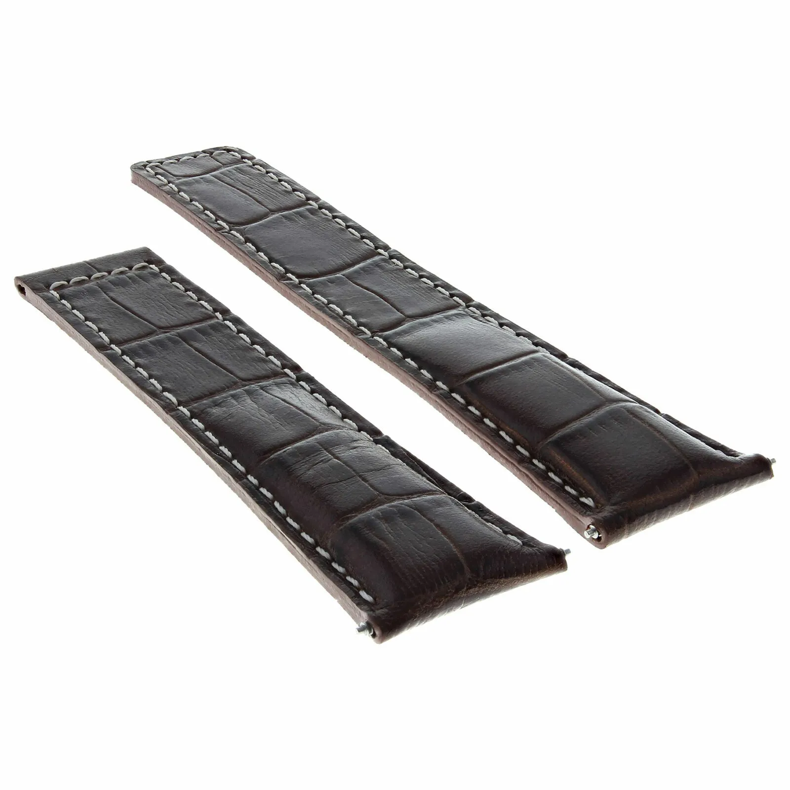 19MM LEATHER STRAP BAND FOR TAG HEUER CARRERA WV2116 WATCH BROWN WS FIT FC5014