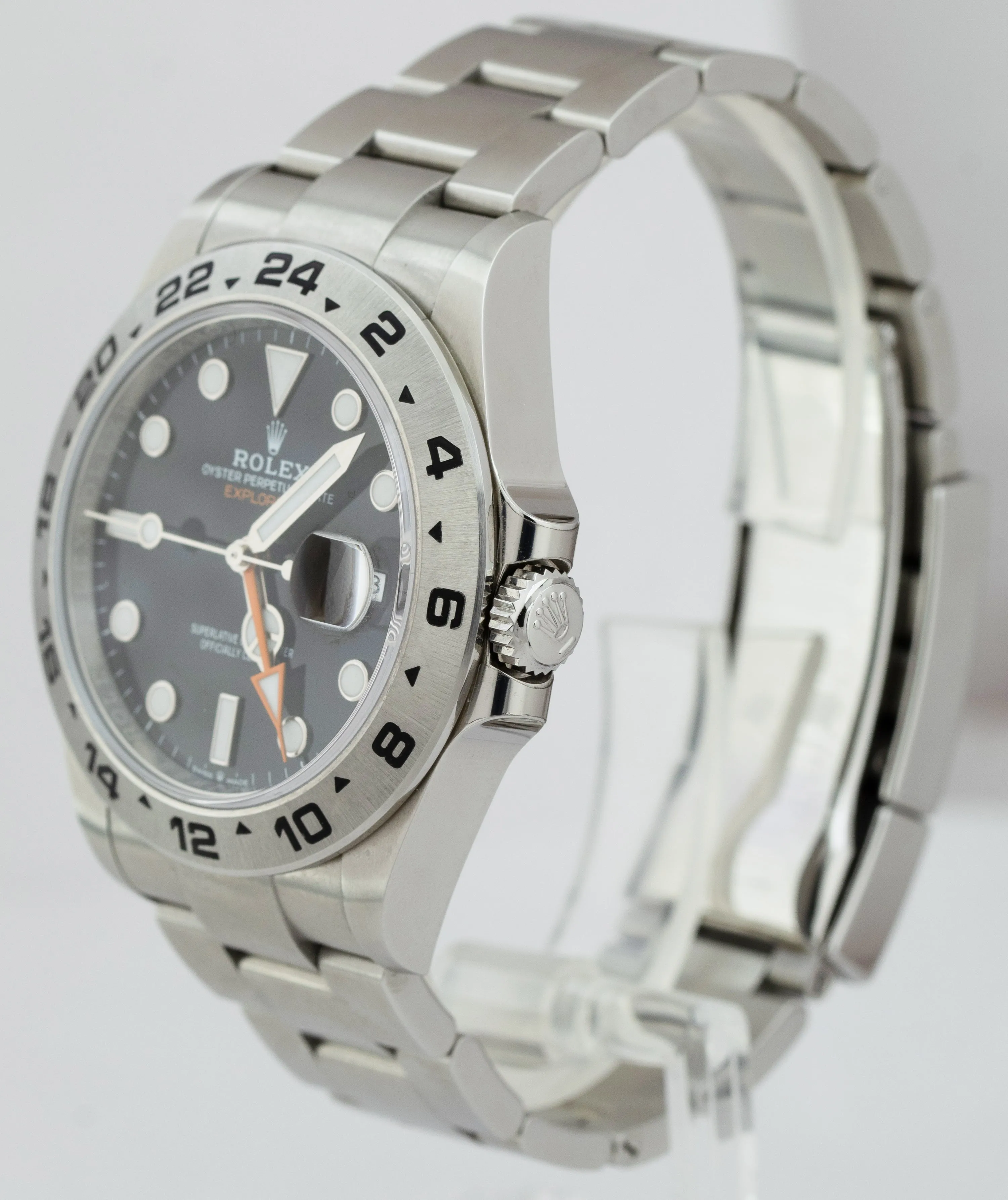 2021 Rolex Explorer II Black Stainless Steel 42mm Date Watch 226570 BOX CARD