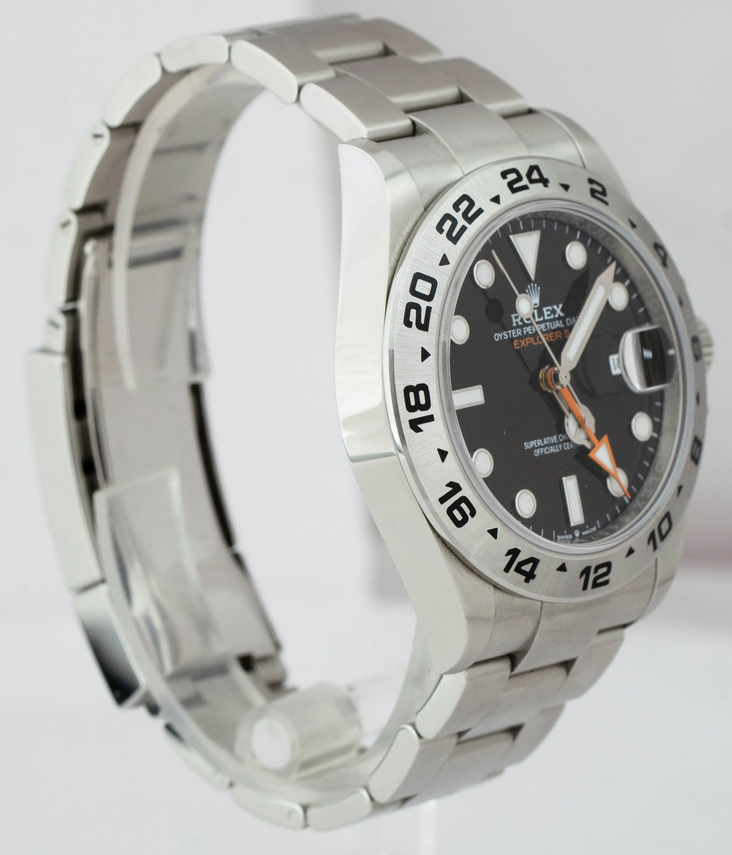 2021 Rolex Explorer II Black Stainless Steel 42mm Date Watch 226570 BOX CARD