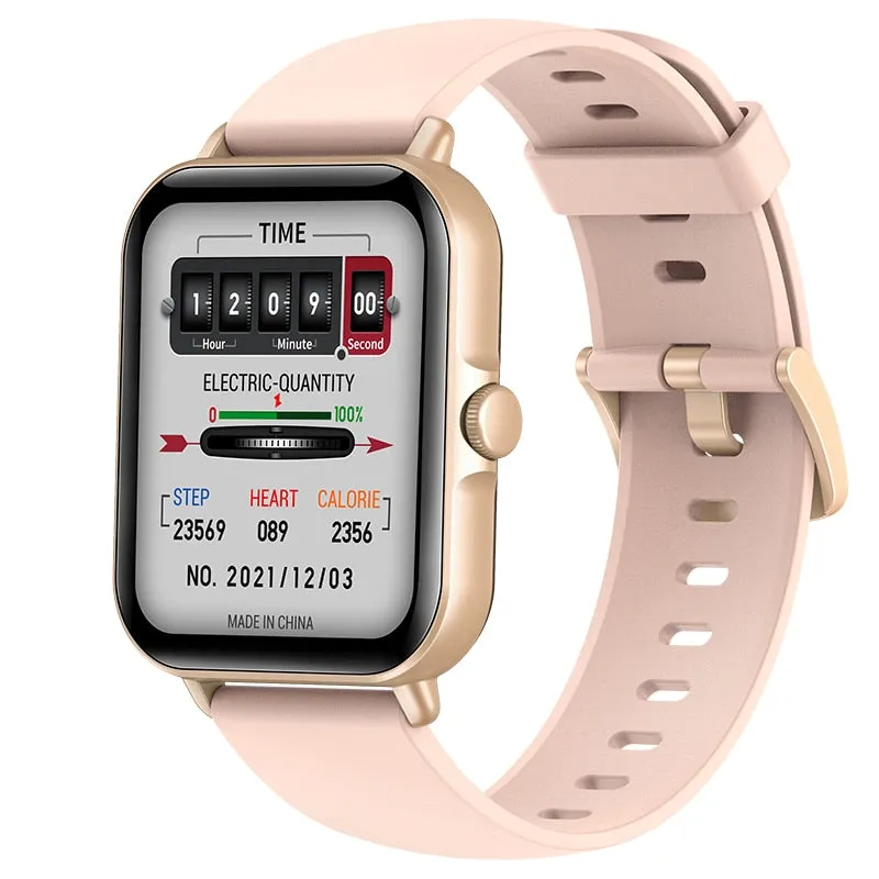 2022 New Bluetooth Answer Call Smart Watch Men Full Touch Dial Call Fitness Tracker IP67 Waterproof Smartwatch men women  Box