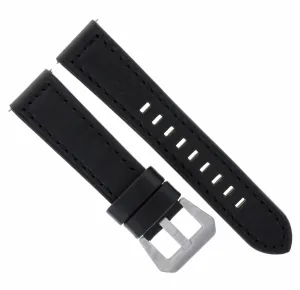 20MM COW LEATHER WATCH BAND STRAP FOR BREITLING WATCH PILOT COLT AVENGER  BLACK