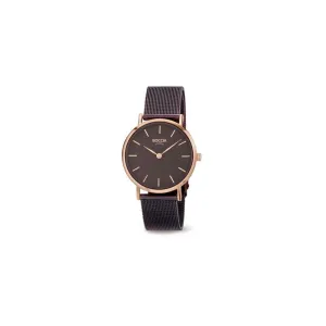 3281-04 - Ladies Chocolate & Rose Gold Titanium Watch