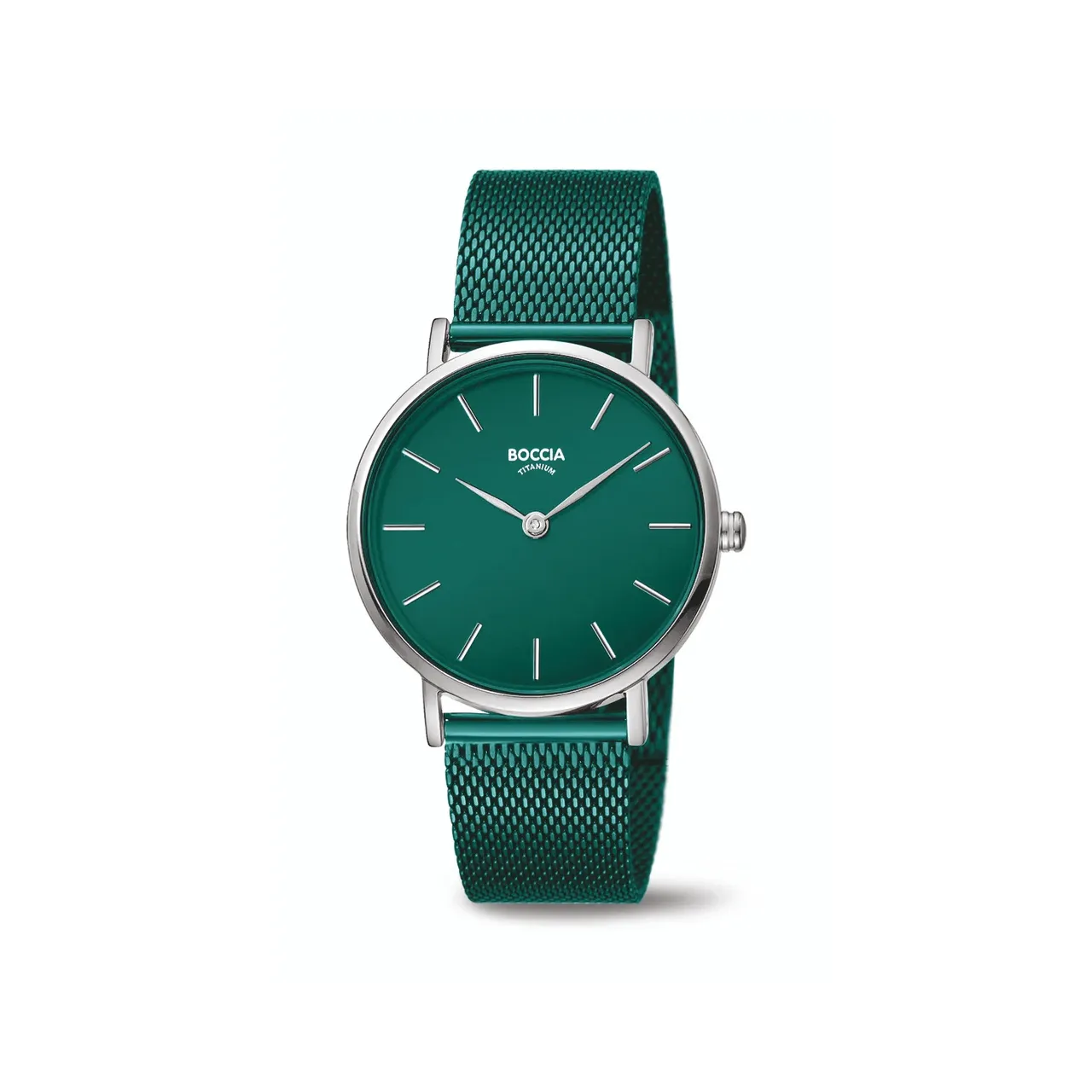 3281-10 - Womens Teal Green Titanium Dress Watch