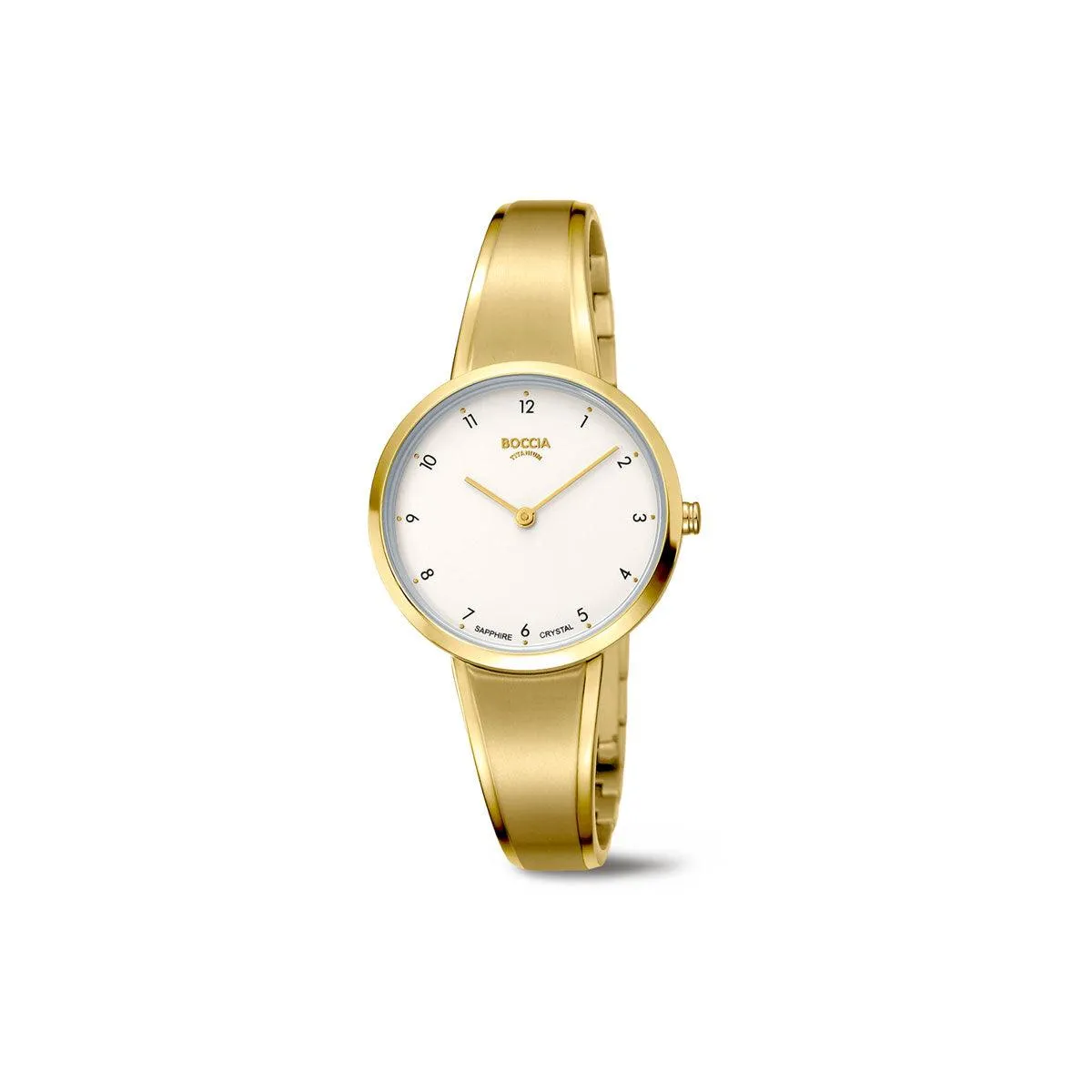 3325-03 - Ladies Gold Titanium Dress Watch