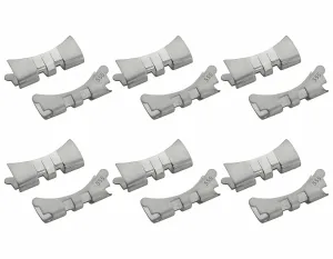 6 SET 555 END LINK PIECE FOR JUBILEE WATCH BAND VINTAGE 36MM ROLEX 20MM TOP QLTY