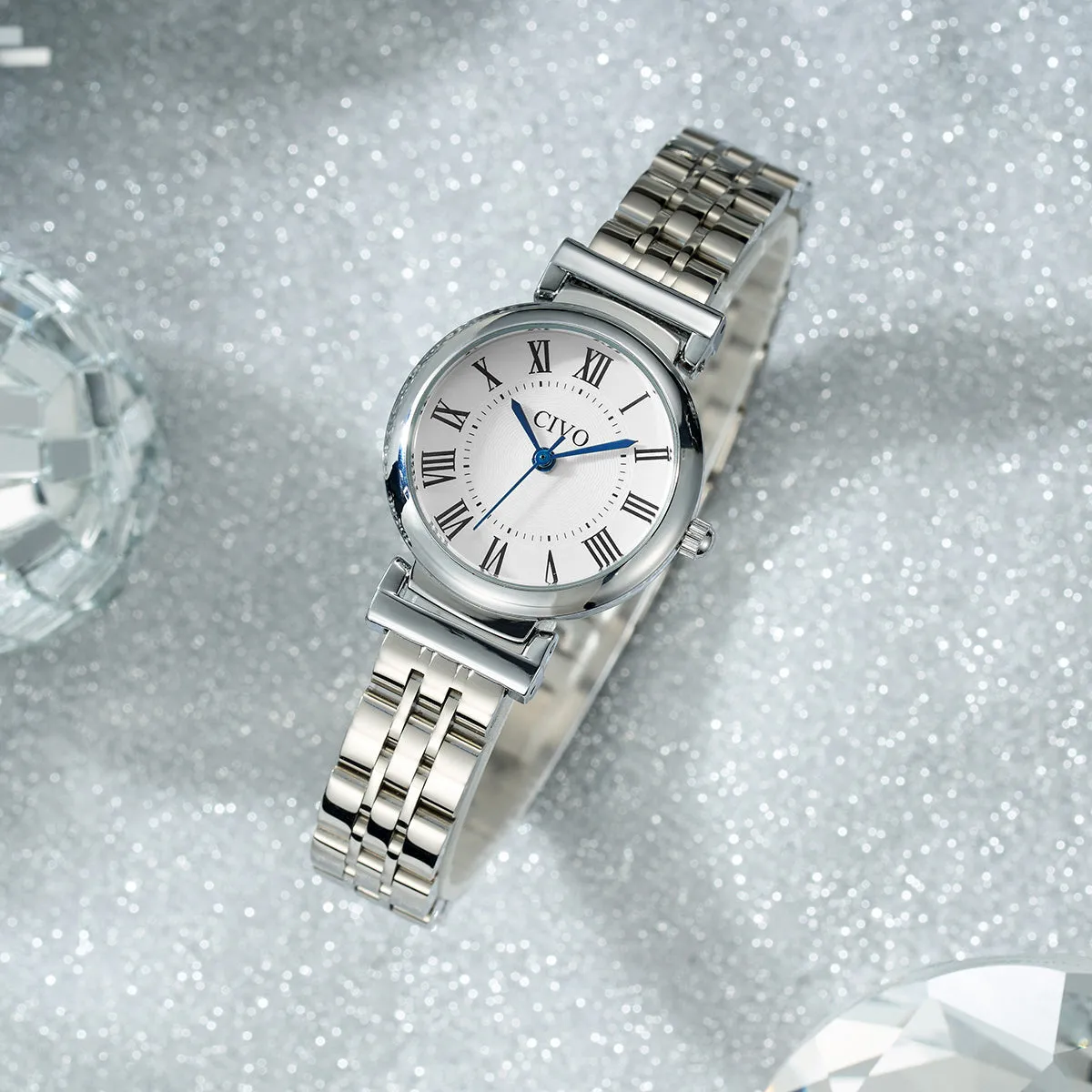 8129C | Quartz Women Watch | Stainless steel Band