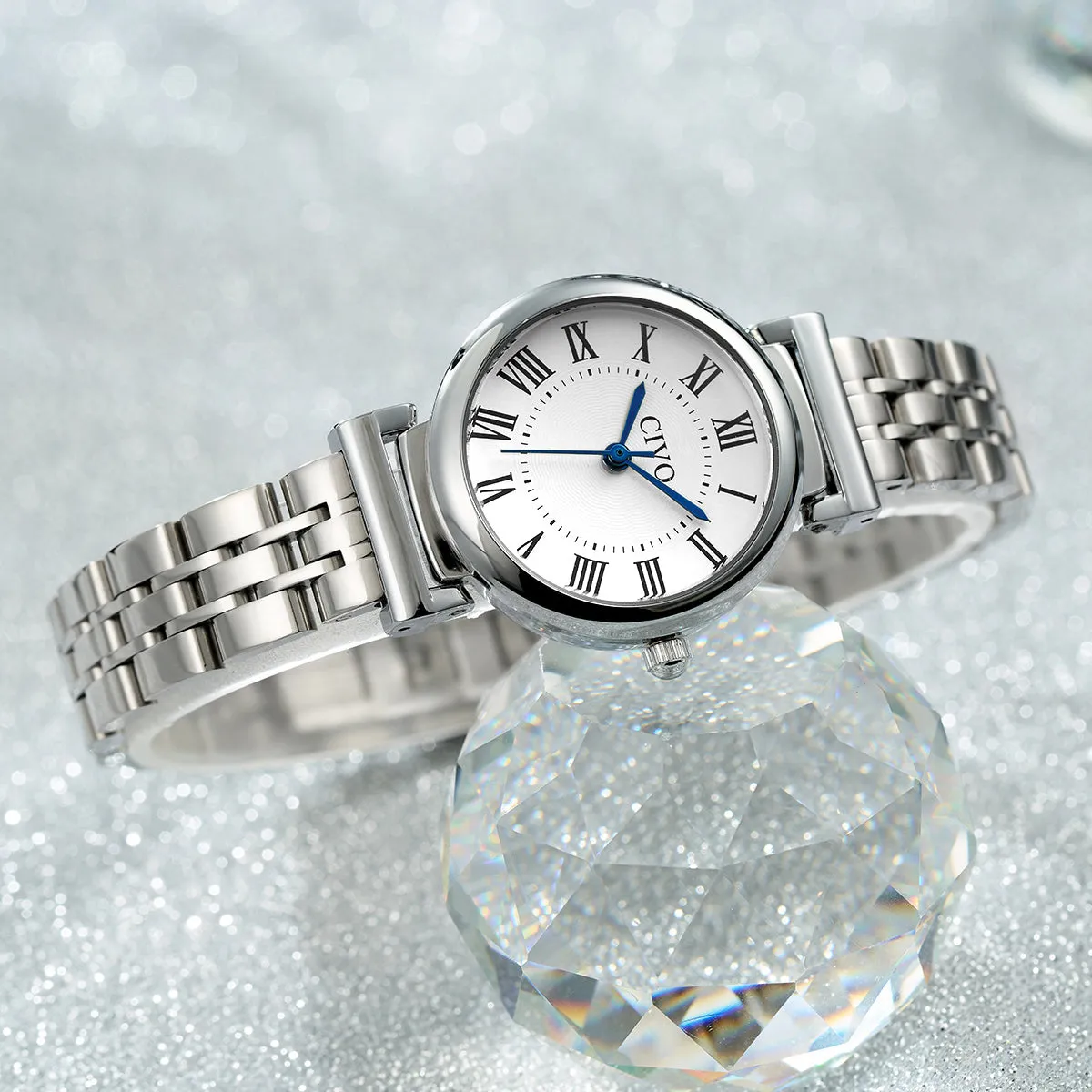 8129C | Quartz Women Watch | Stainless steel Band