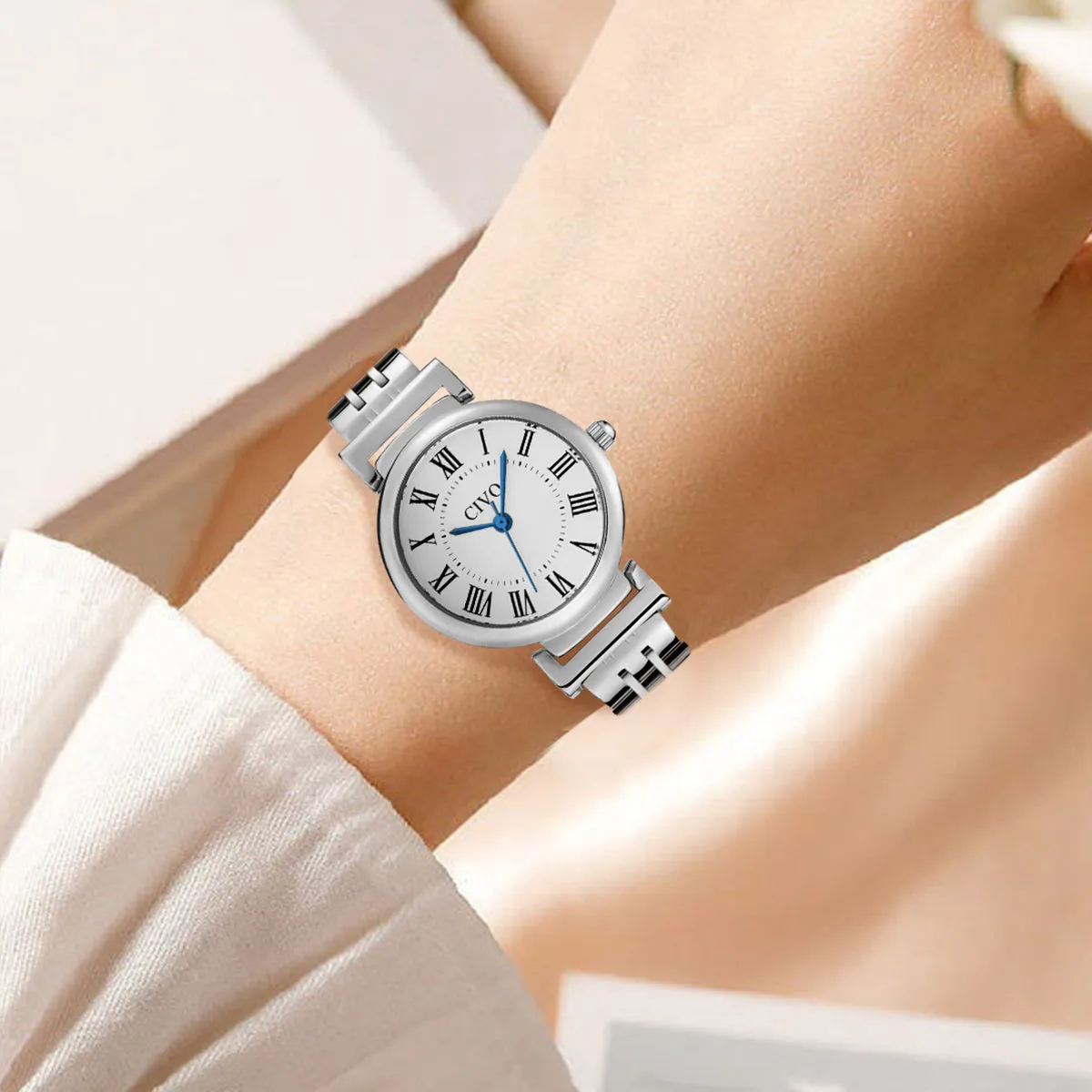 8129C | Quartz Women Watch | Stainless steel Band