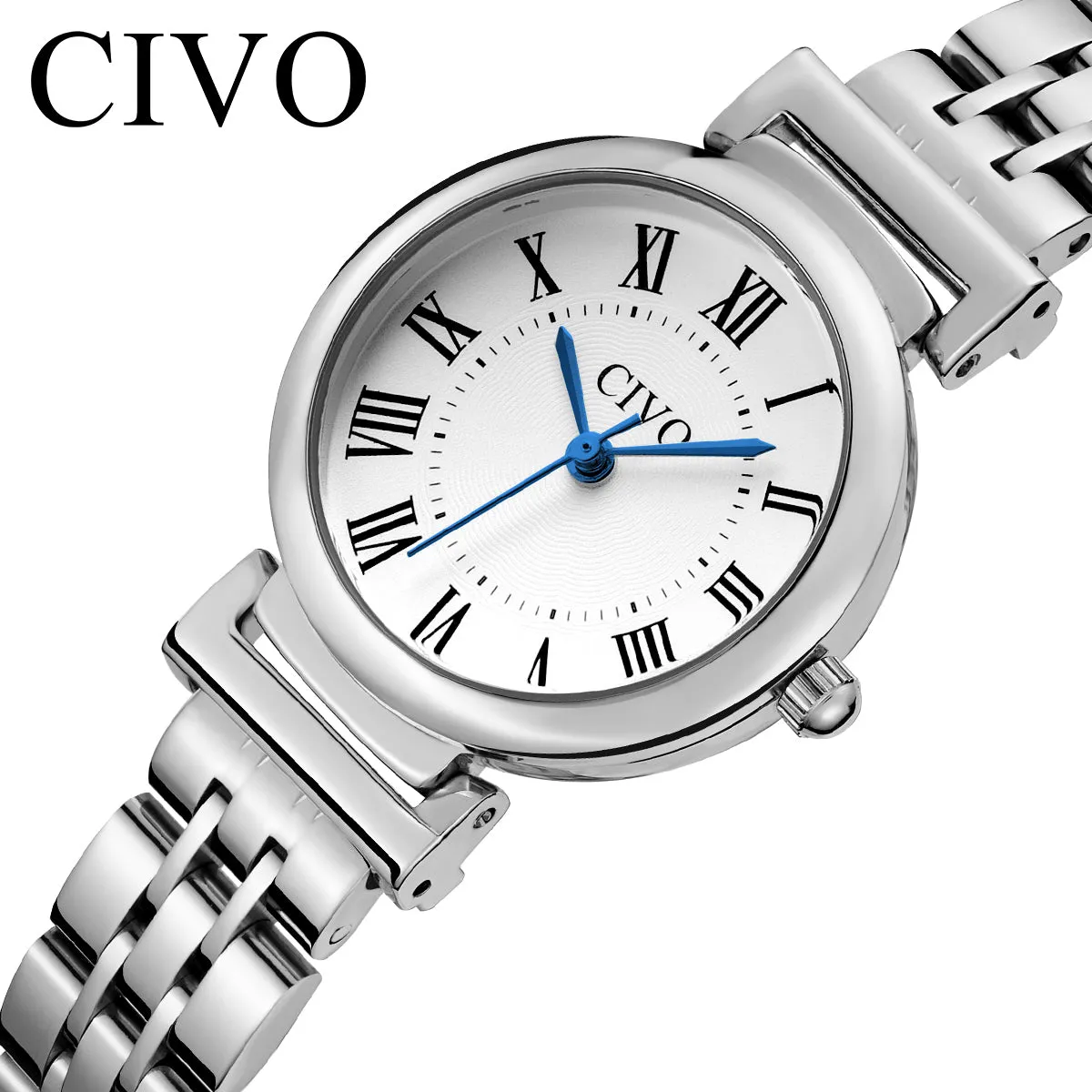 8129C | Quartz Women Watch | Stainless steel Band