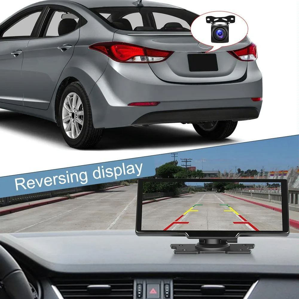 9.3 Hd Wired Smart Player With Wireless Carplay - Split-Screen Display Black