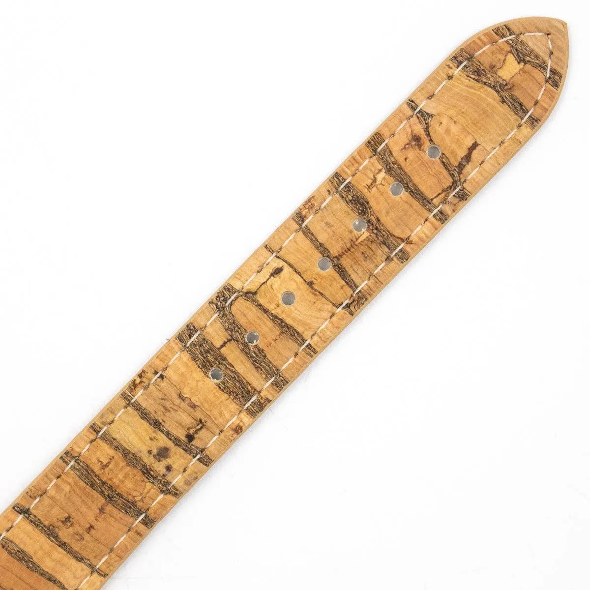 Add a Touch of Natural Flair: 18mm Striped Cork Watch Strap