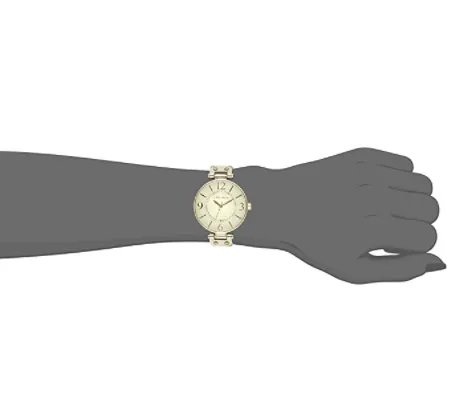 Anne Klein Women's Leather Strap Watch 10/9168IVBN