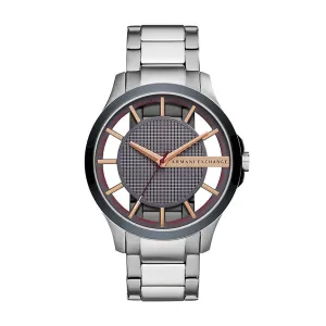 Armani Exchange Hampton Grey Metal Men's Watch AX2405