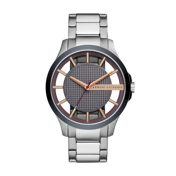 Armani Exchange Hampton Grey Metal Men's Watch AX2405