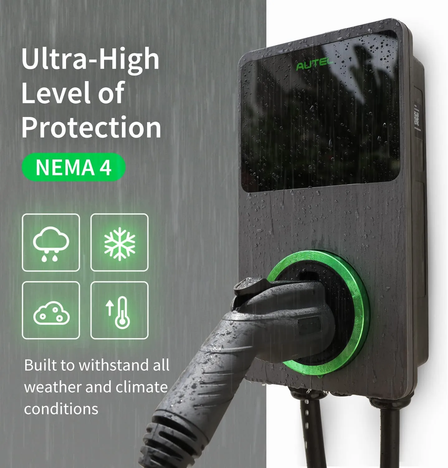  Autel MaxiCharger Home Smart Electric Vehicle (EV) Charger