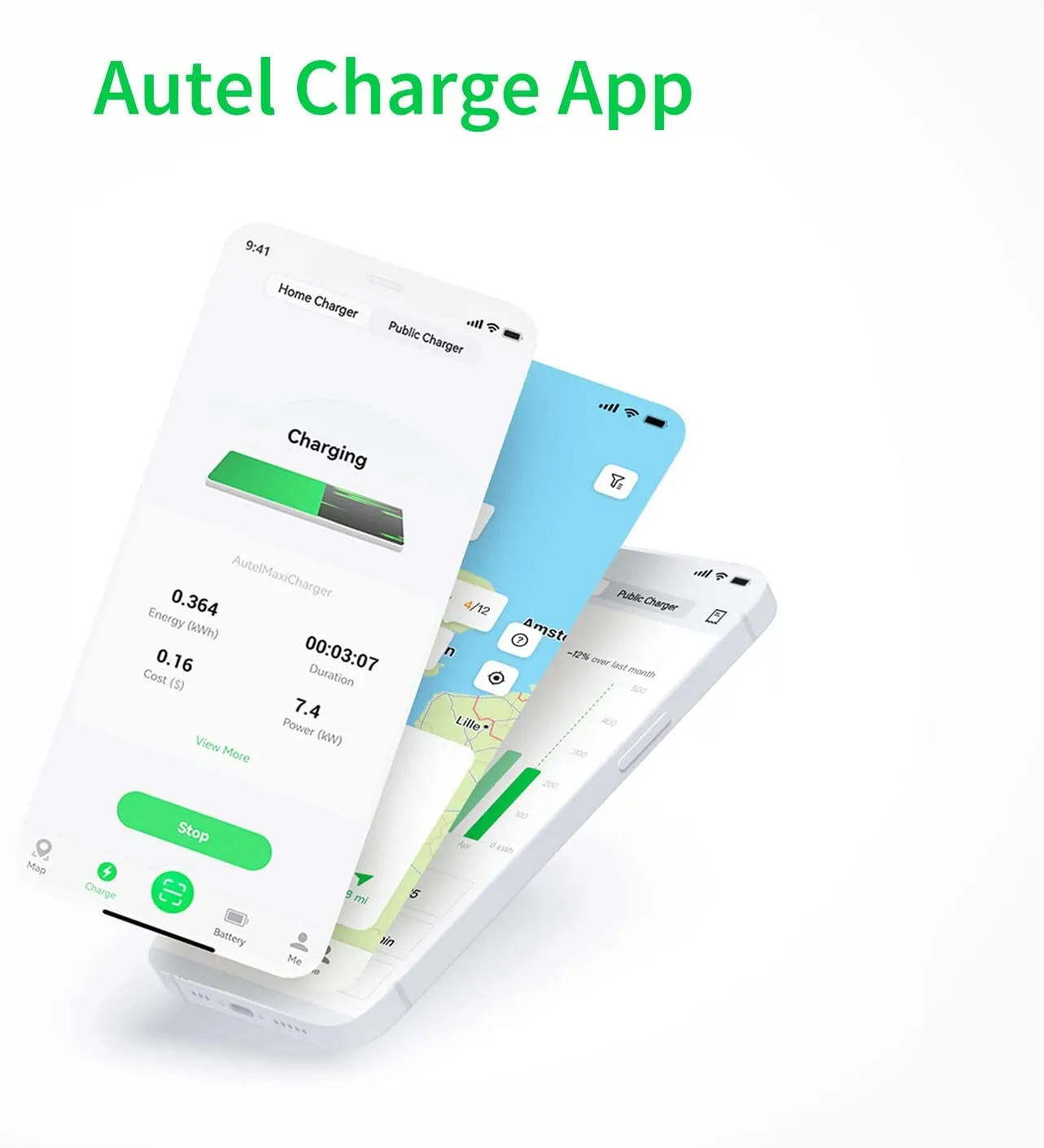  Autel MaxiCharger Home Smart Electric Vehicle (EV) Charger
