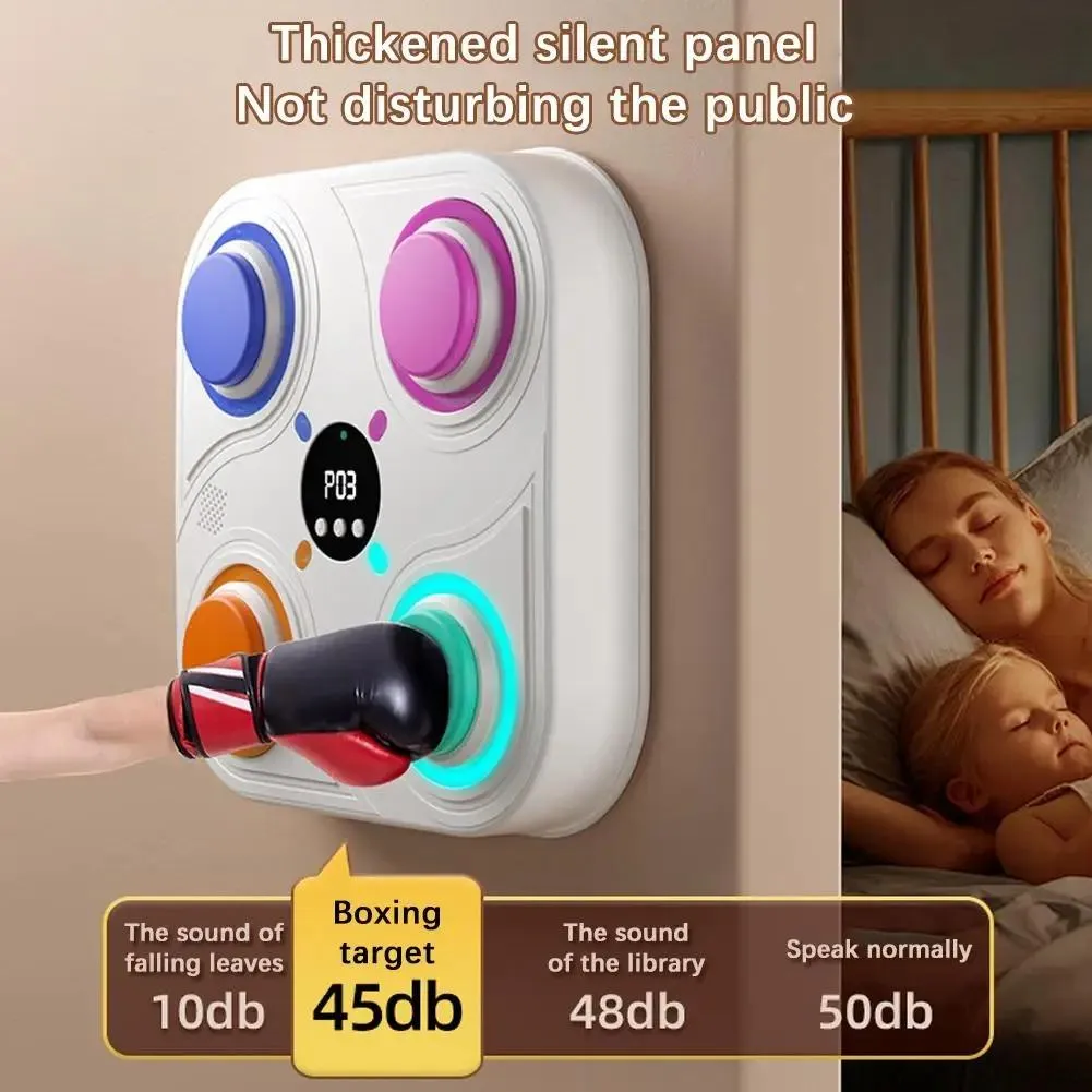 Bluetooth Music Display Boxing Target Toy For Children - Digital & Smart