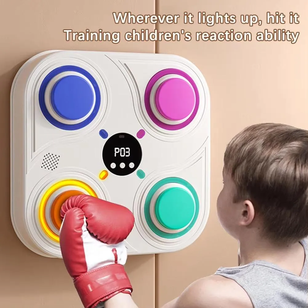 Bluetooth Music Display Boxing Target Toy For Children - Digital & Smart