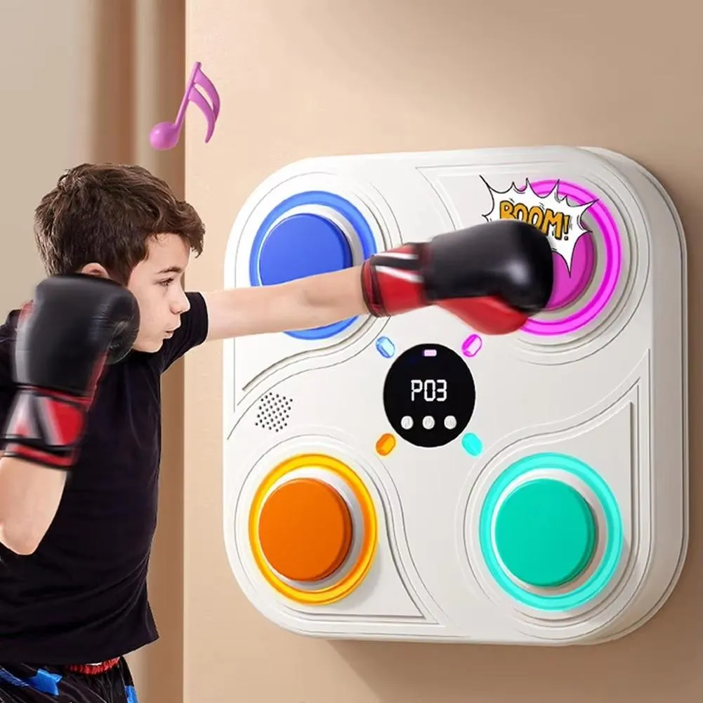 Bluetooth Music Display Boxing Target Toy For Children - Digital & Smart