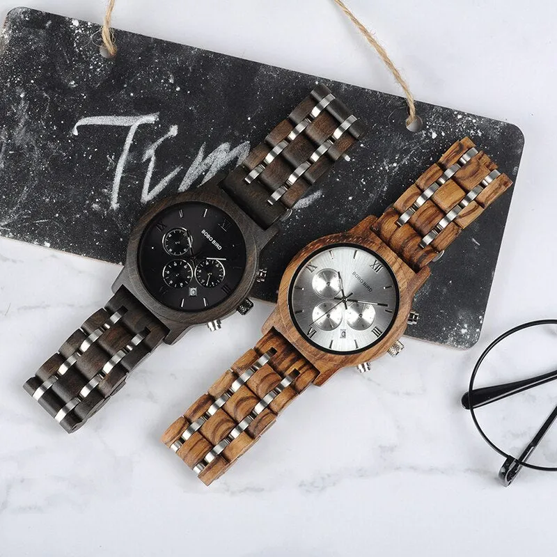 BOBOBIRD '39 Quartz' Men's Wristwatch - A Timepiece of Distinction
