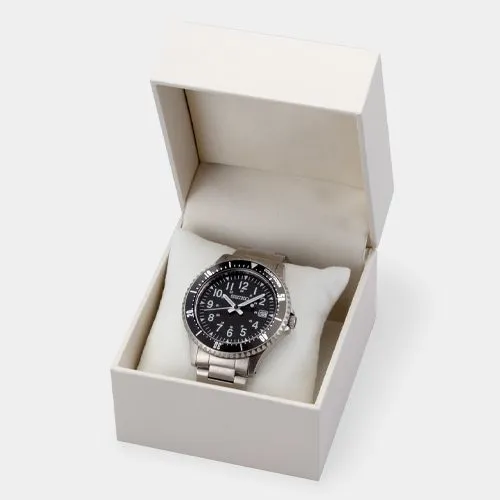 Box for watches, bracelets and bangles with cushions, leather-like paper GT series, 6 pieces, GT-40-W
