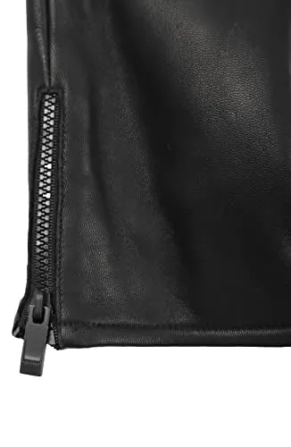 Calvin Klein Men's Side Zipper Glove, Black, X-Large
