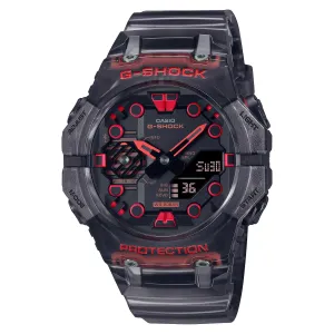 Carbon Casio G-Shock GA-B001 Lineup Core Guard Structure Bluetooth¶© Black Translucent Gradated Resin Band Watch GAB001G-1A GA-B001G-1A