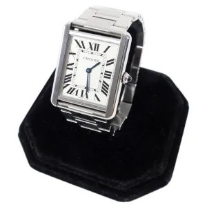 Cartier Tank Solo Large 27mm Stainless Unisex Watch