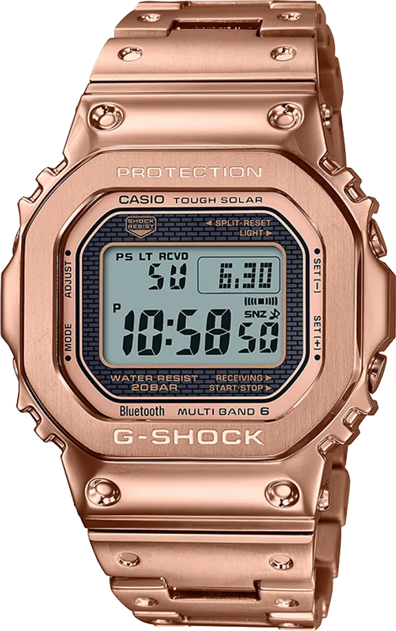 Casio G-Shock GMWB5000GD-4 Bluetooth Multi-Band 6 Tough Solar Mens Watch....43mm