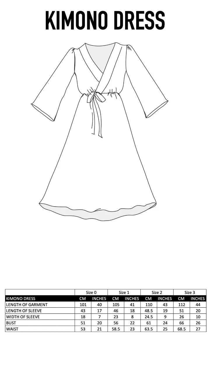 CHERRY BLOSSOM - KIMONO DRESS