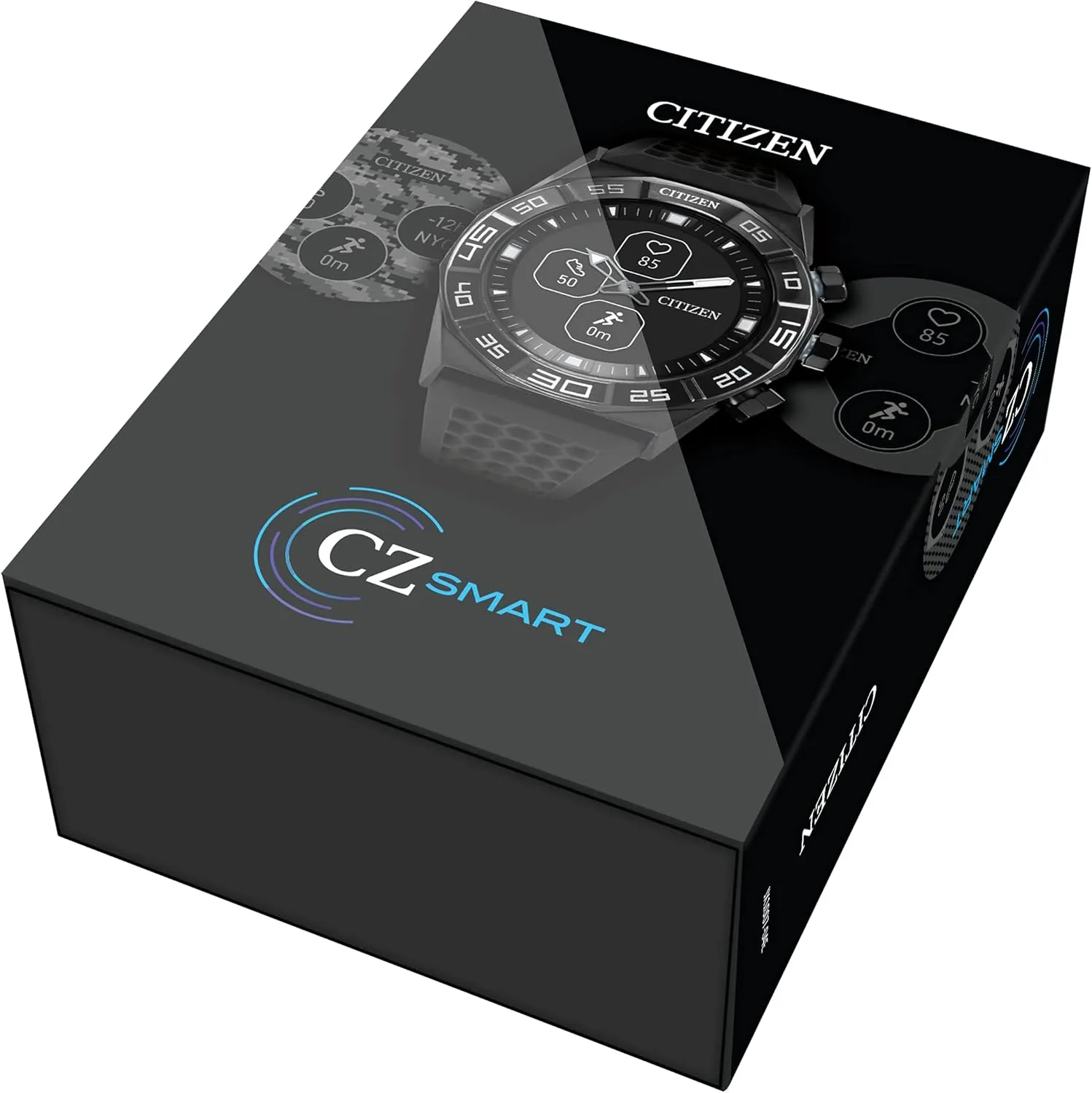 Citizen CZ Smart Gen 1 Hybrid smartwatch 44mm, Continuous Heart Rate Tracking, Fitness Activity, Golf App, Displays Notifications and Messages, Bluetooth Connection, 15 Day Battery Life