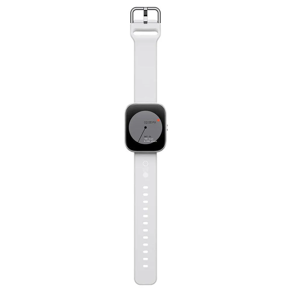 CMF Watch Pro D395 Smart Watch (40mm - GPS) Silver Aluminum Case With Light Gray Silicone Strap