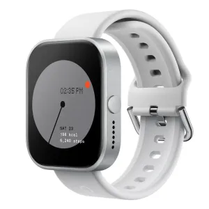 CMF Watch Pro D395 Smart Watch (40mm - GPS) Silver Aluminum Case With Light Gray Silicone Strap