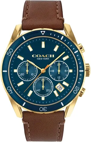 Coach Preston Navy Chronograph Men's Watch 14602513