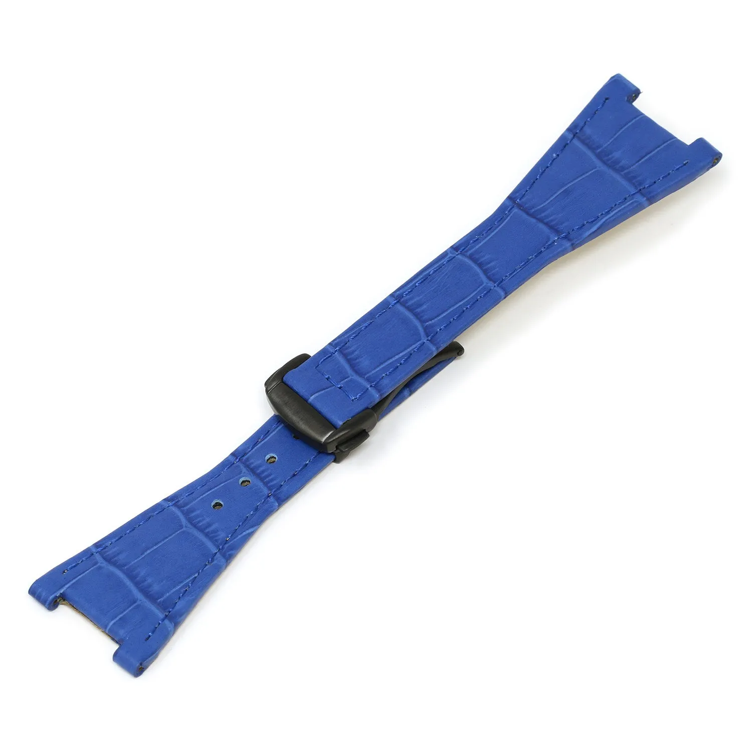 Croc Embossed Strap for Omega Constellation Quadra